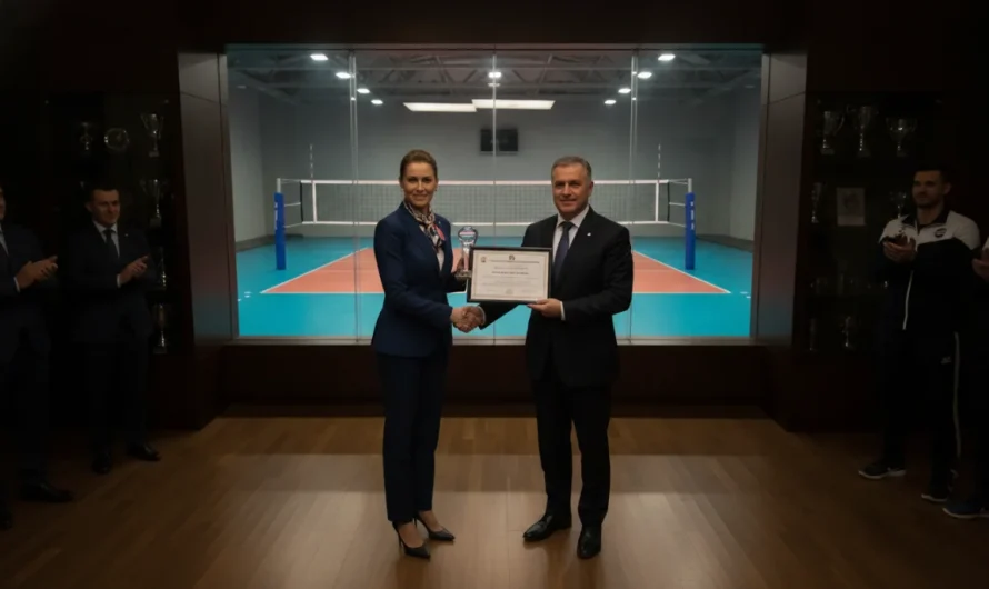 Türk Voleybolunun Gelişiminde Büyük Emek: TVF’den Bahar Mert’e Teşekkür